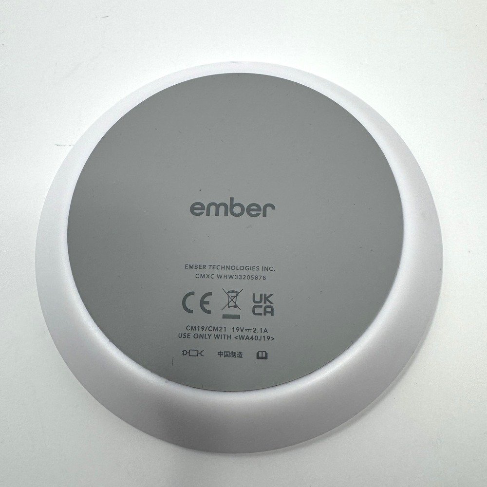 Ember Mug 2 Smart Temperature Control Mug 14oz White Set Charger Power Adapter - Picture 2 of 12